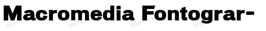 Macromedia Fontograr字体转换